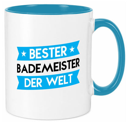 Bester Bademeister | Rettungsschwimmer Humor Geschenkidee Tasse