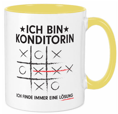 Löse Probleme: Konditorin | Konditorei lustiger Spruch Geschenk Humor