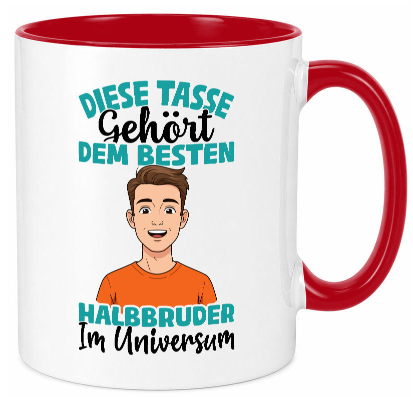 Im Universum: Halb Bruder | Stiefvater Stiefmutter Geschenkidee Familie Humor Tasse