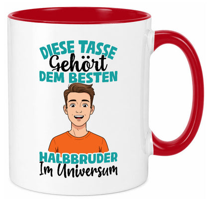 Im Universum: Halb Bruder | Stiefvater Stiefmutter Geschenkidee Familie Humor Tasse