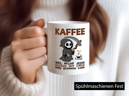 Nicht jeder morgen beginnt mit einem Mord | Sensenmann lustig Humor