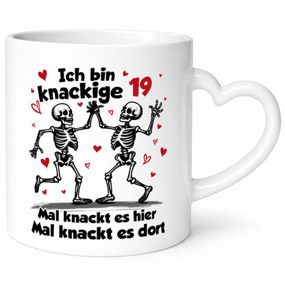 19. Geburtstag | Knackige 19 Ich bin alt v2 Humor Geschenkidee Tasse