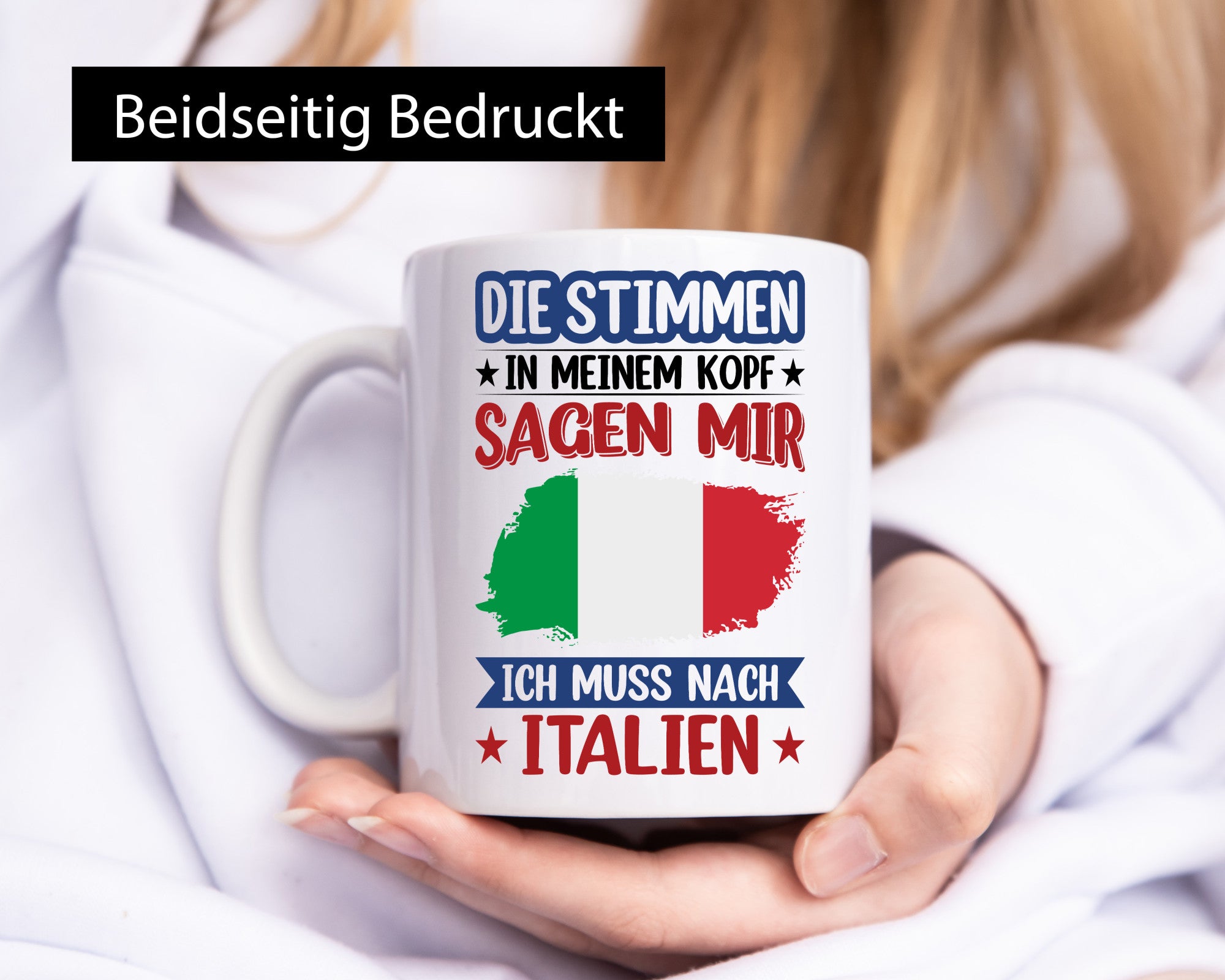 Italien | Urlaub Stimmen in meinem Kopf Traumland lustiger Spruch Geschenk