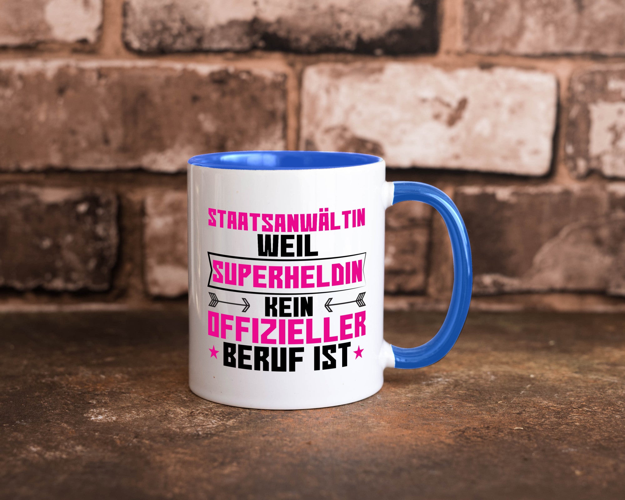 Superheldin Staatsanwältin | Anwältin Humor Geschenkidee Tasse