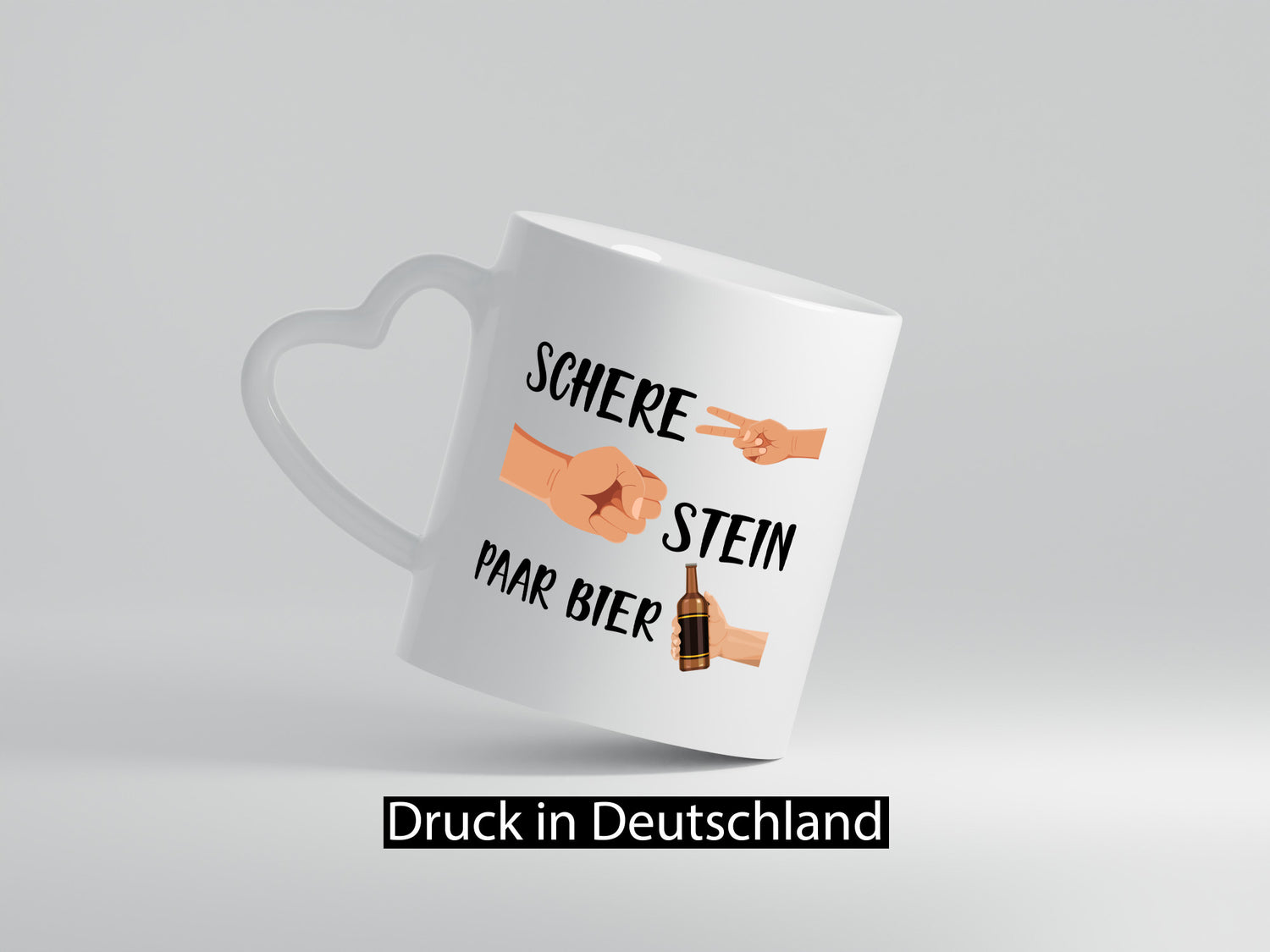 Schere Stein paar Bier | Biertrinker Party Pils lustig Humor Geschenkidee