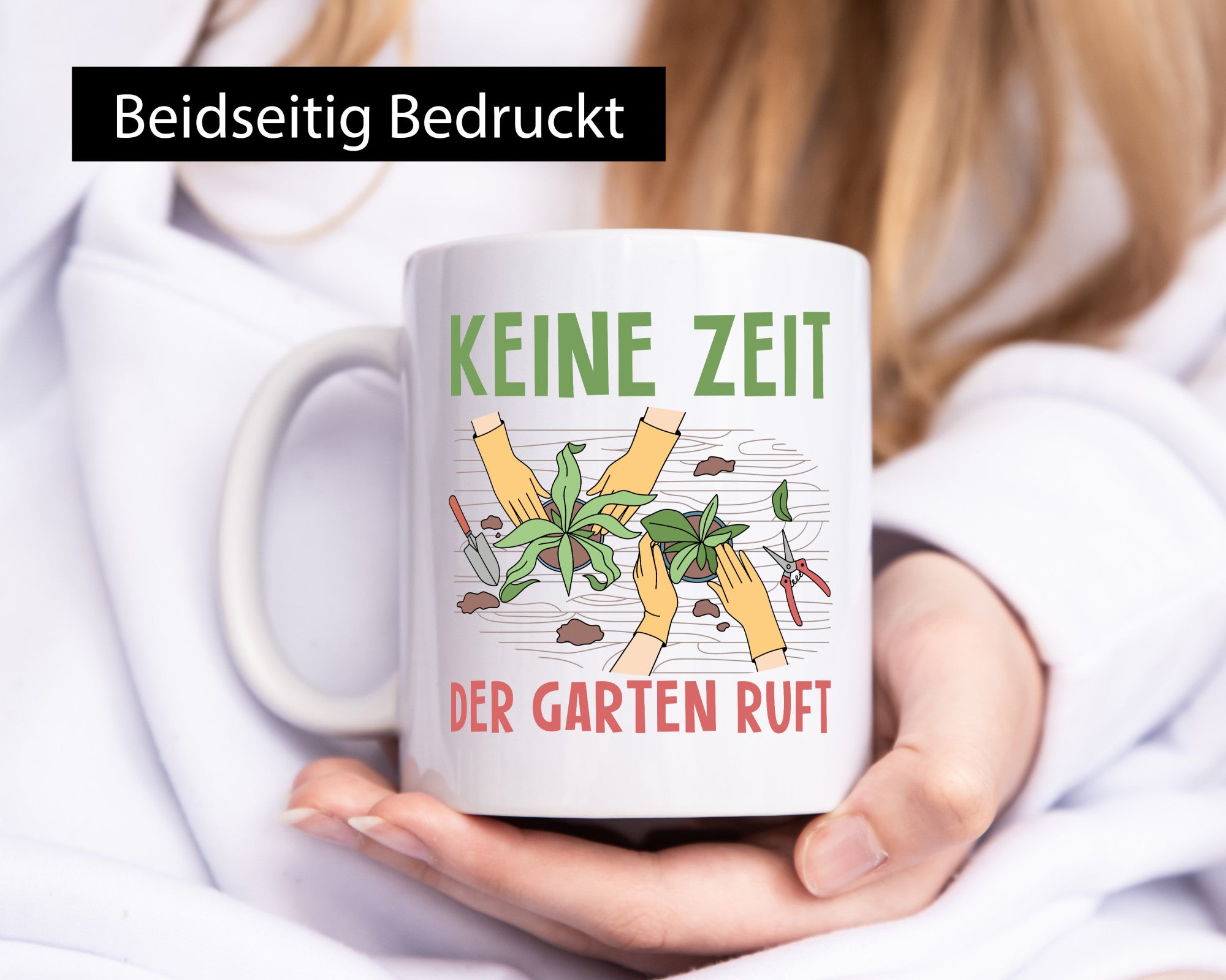 Der Garten ruft | Gärtnerliebe Naturliebhaber lustig Humor Geschenkidee