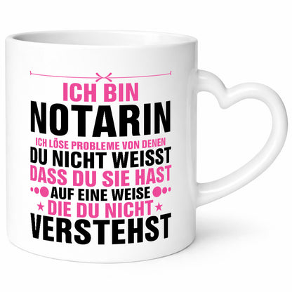 Löse Probleme: Notarin | Juristin v2 lustiger Spruch Geschenk Humor