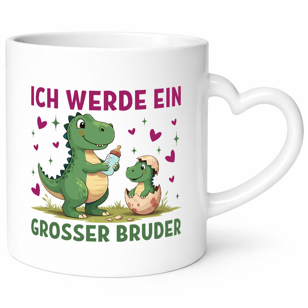Ich werde ein großer Bruder | Dino Dinosaurier lustiger Spruch Geschenk Humor