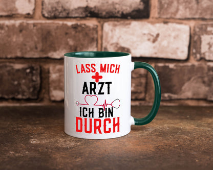 Arzt | Lass mich durch Herz Doktor Krankenhaus Puls Humor Geschenkidee Tasse