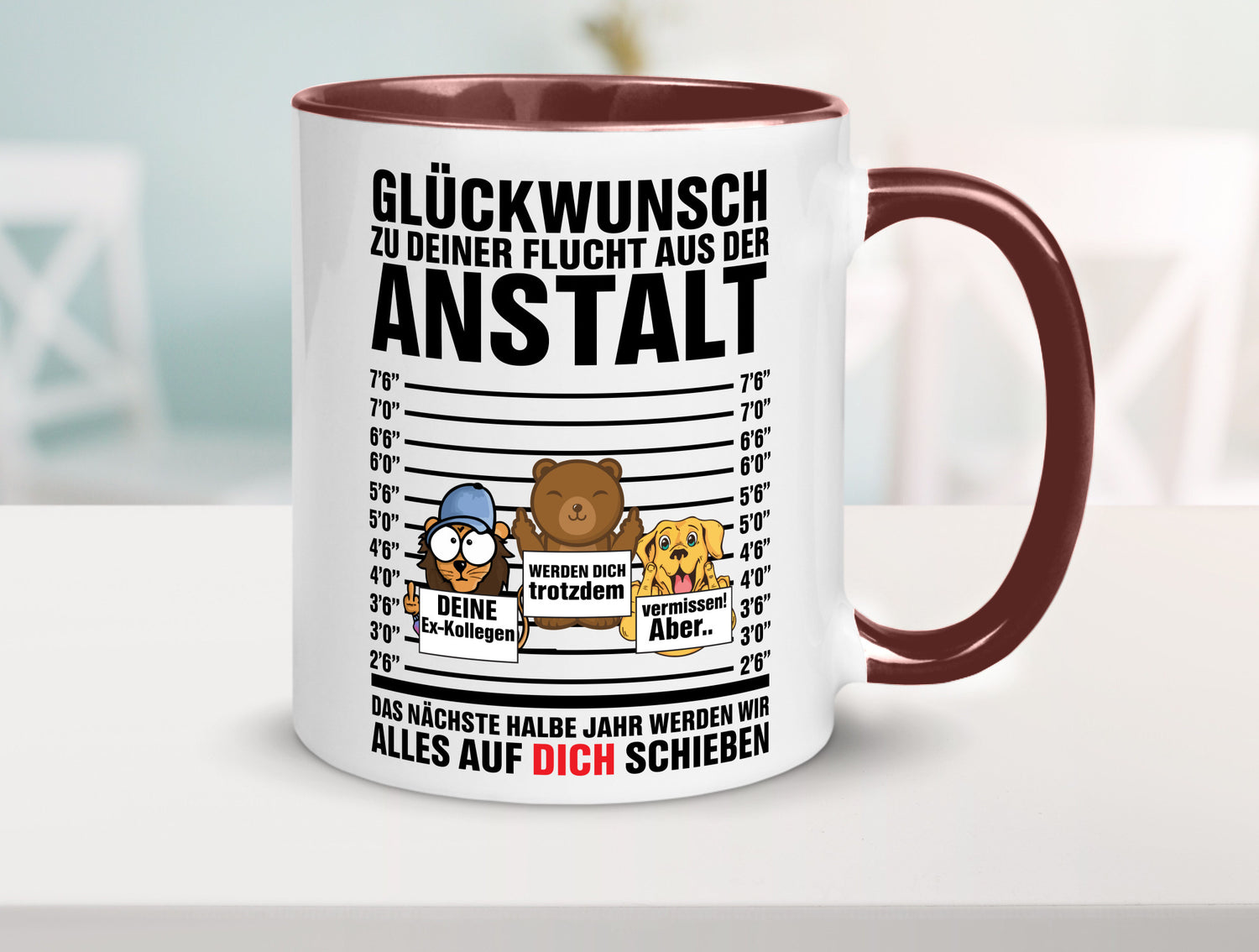 Glückwunsch zur Flucht | Arbeitskollegen Berufswechel Humor Arbeit Kollegen