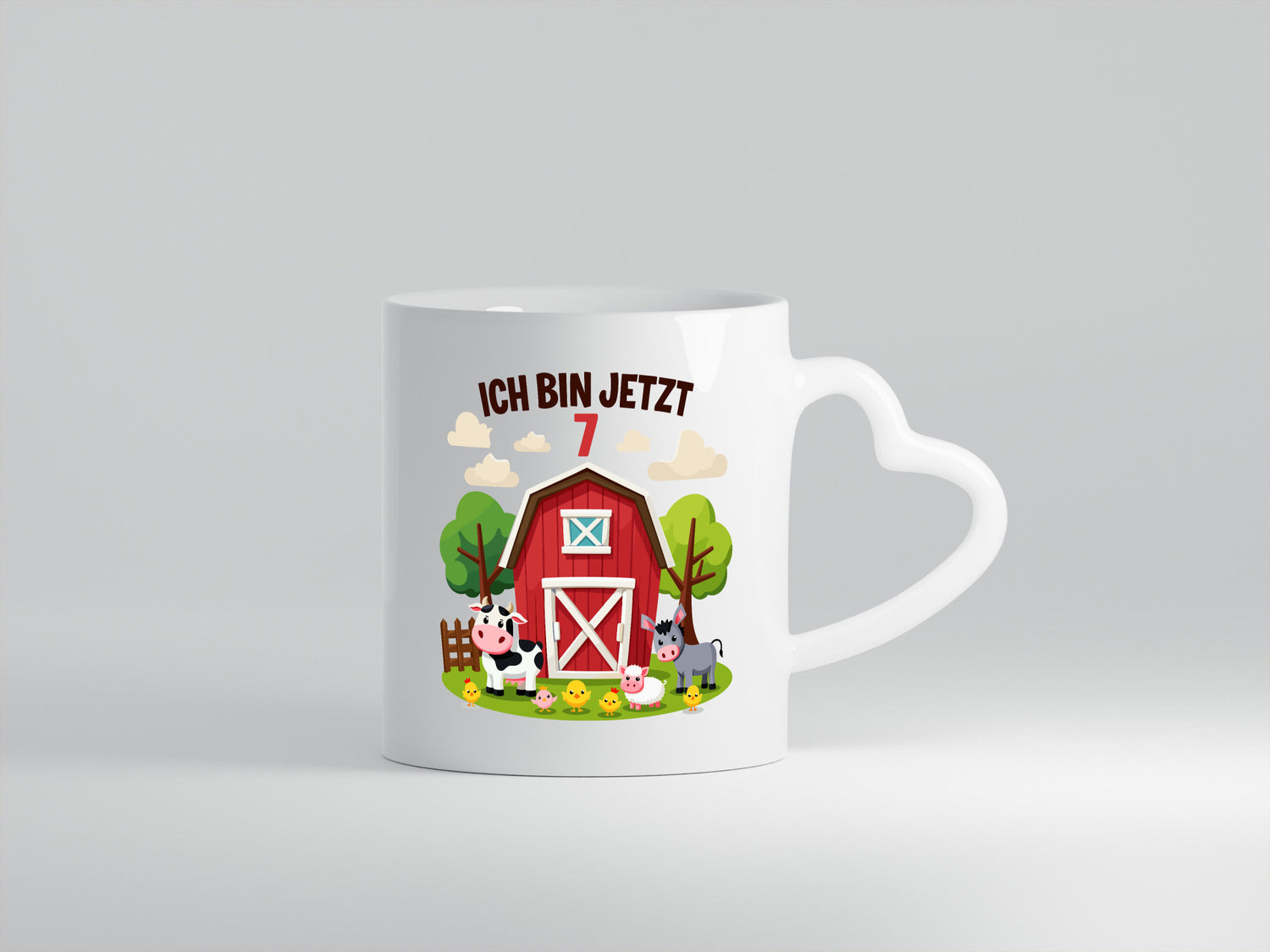 7. Geburtstag | 6 Jahre Bauernhof und Tiere lustig Geschenkidee Geschenk Tasse