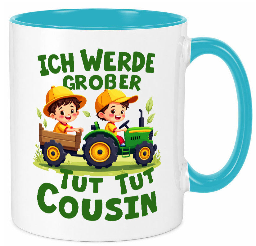 Ich werde Großer Cousin | Familie Bauer lustiger Spruch Geschenk Geschenkidee