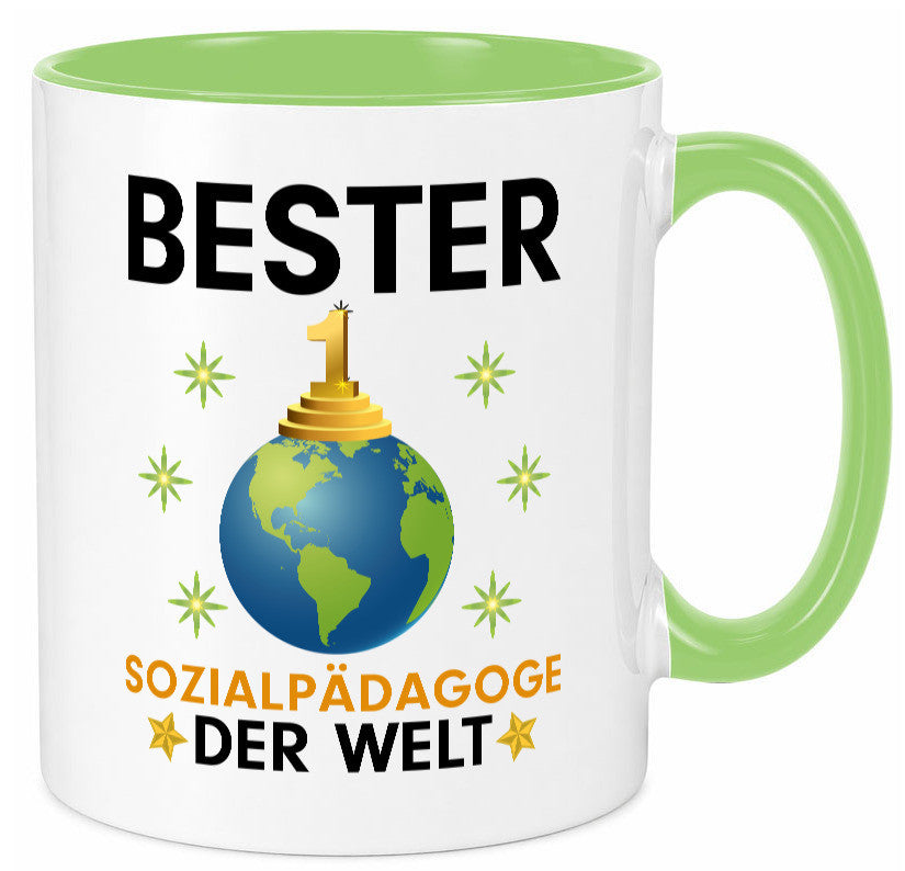 Welt Bester Sozialpädagoge | Pädagoge Geschenk Humor Geschenkidee lustiger Tasse