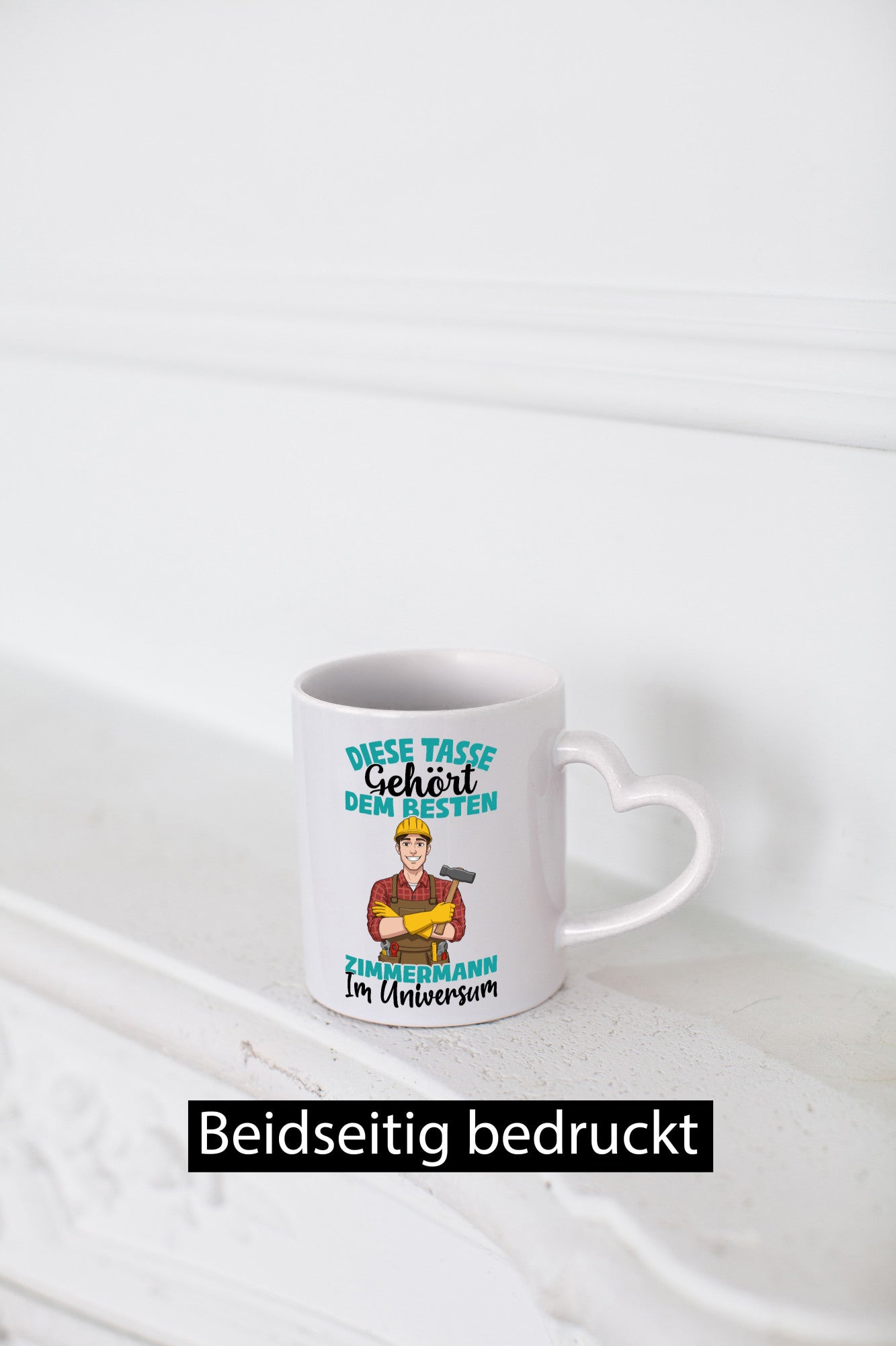 Im Universum: Zimmermann | Handwerker Holzbau Humor Geschenkidee Tasse