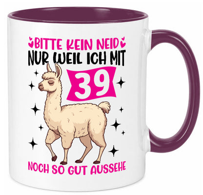 39. Geburtstag | 39 Jahre Lama gut aussehen Geschenk Geschenkidee lustiger