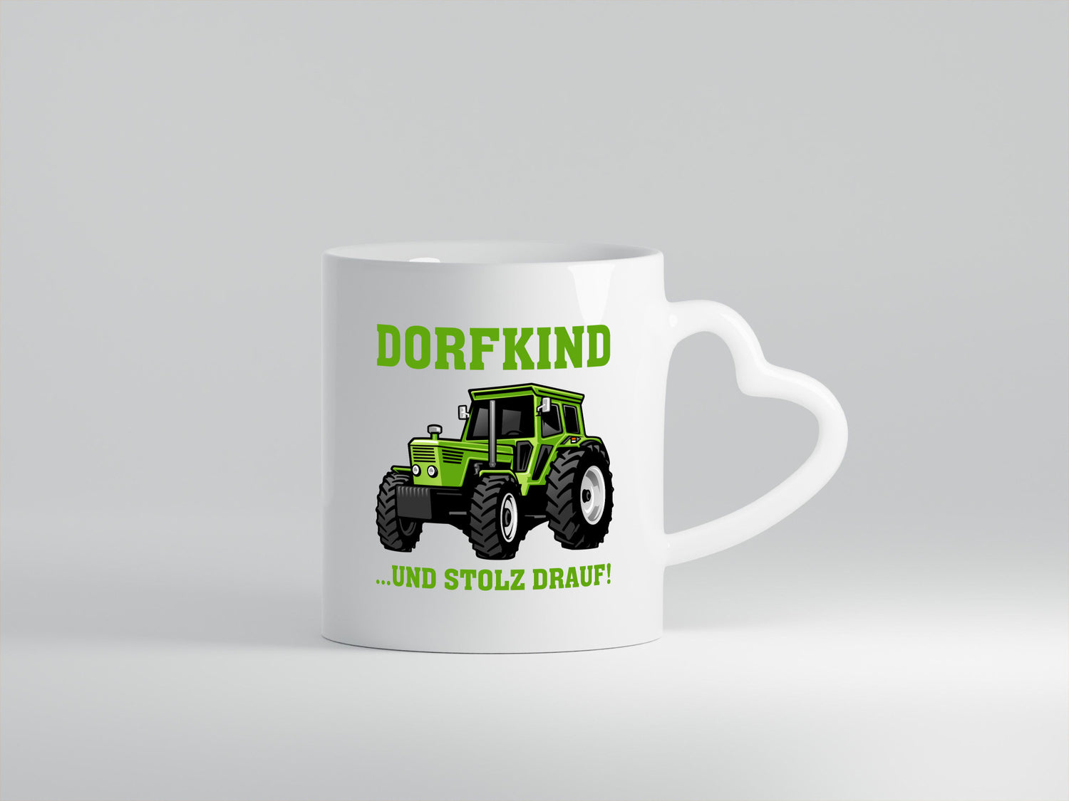 Dorfkind und stolz drauf | Traktor Tasse Bauernschaft lustig Humor Geschenkidee