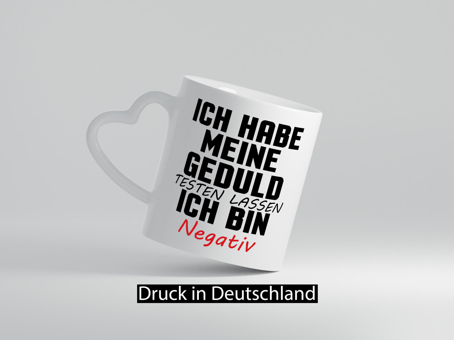 Geduld testen lassen. negativ | Entspannung Eile Witz Humor Geschenkidee Tasse
