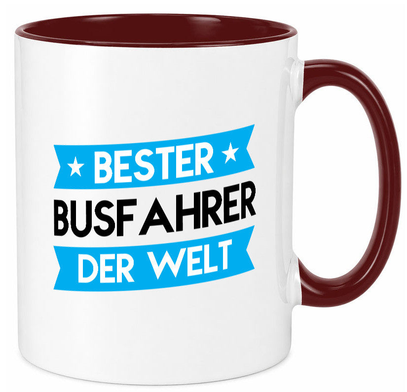 Bester Busfahrer | Berufsfahrer Fahrer v2 Geschenkidee Arbeit Kollegen Büro