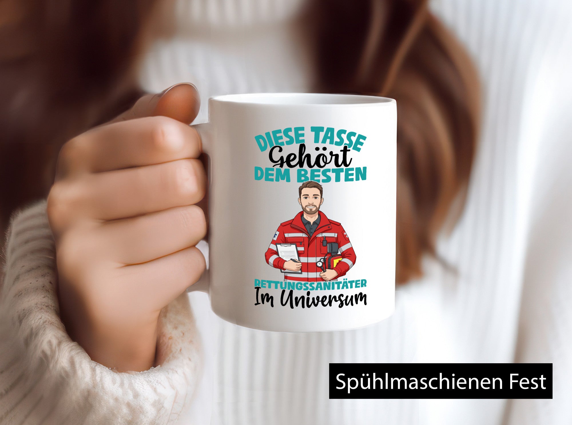 Im Universum: Rettungssanitäter | Sanitäter Geschenkidee Humor Tasse