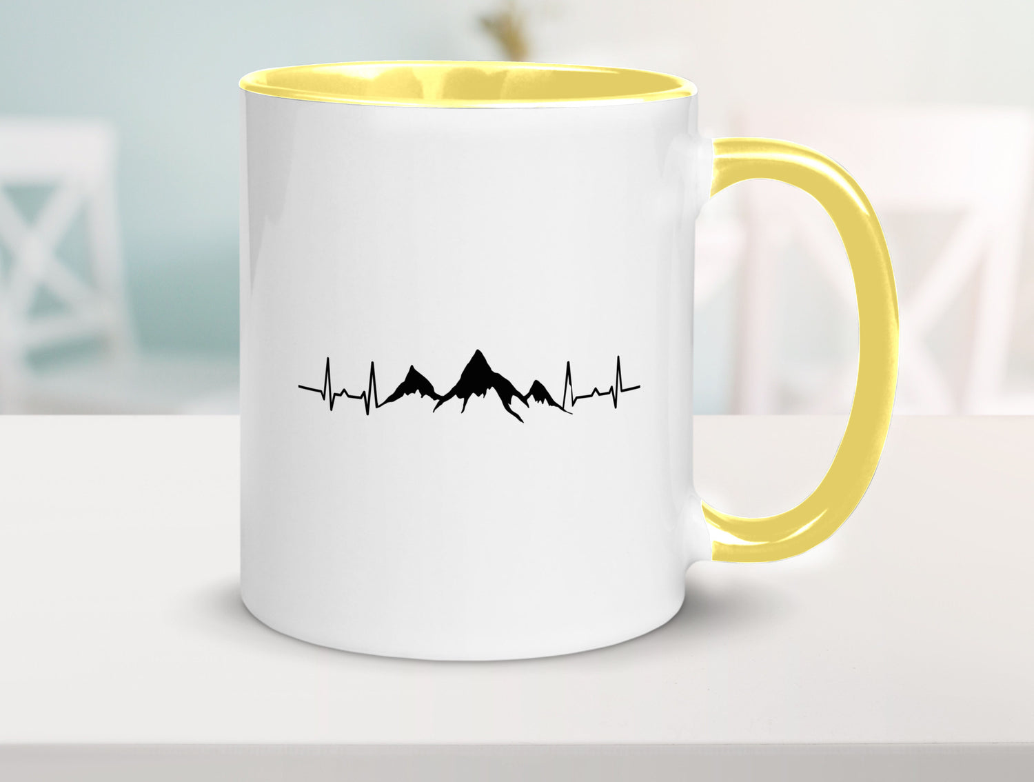 Berge Motiv | Alpen Skifahren Skiurlaub Apres Ski Geschenkidee Humor Tasse