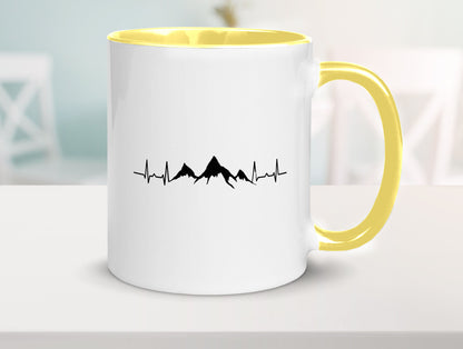 Berge Motiv | Alpen Skifahren Skiurlaub Apres Ski Geschenkidee Humor Tasse