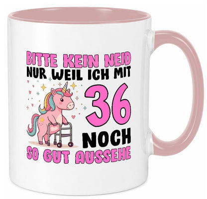 36. Geburtstag | 36 Jahre Mit noch so gut aussehen v2 Geschenkidee Humor Tasse