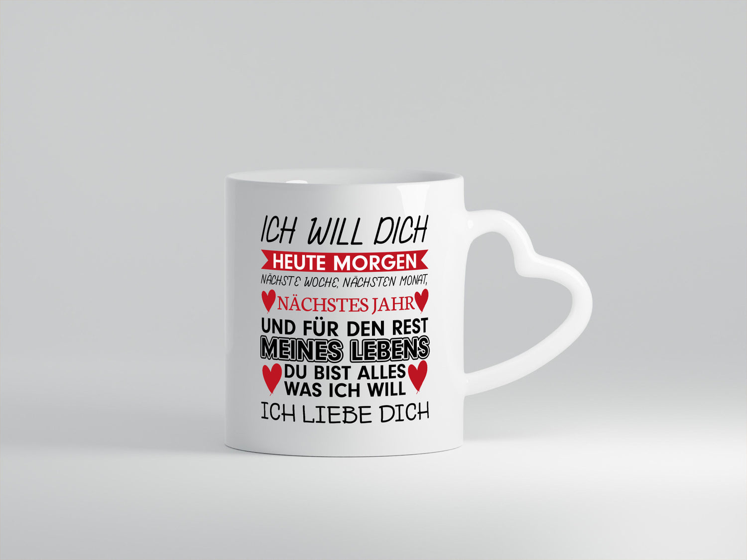 Ich liebe dich für immer Humor Geschenkidee Tasse