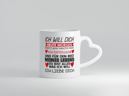 Ich liebe dich für immer Humor Geschenkidee Tasse