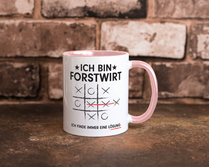 Lösung finden: Forstwirt | Waldarbeiter v2 Geschenkidee Arbeit Kollegen Büro