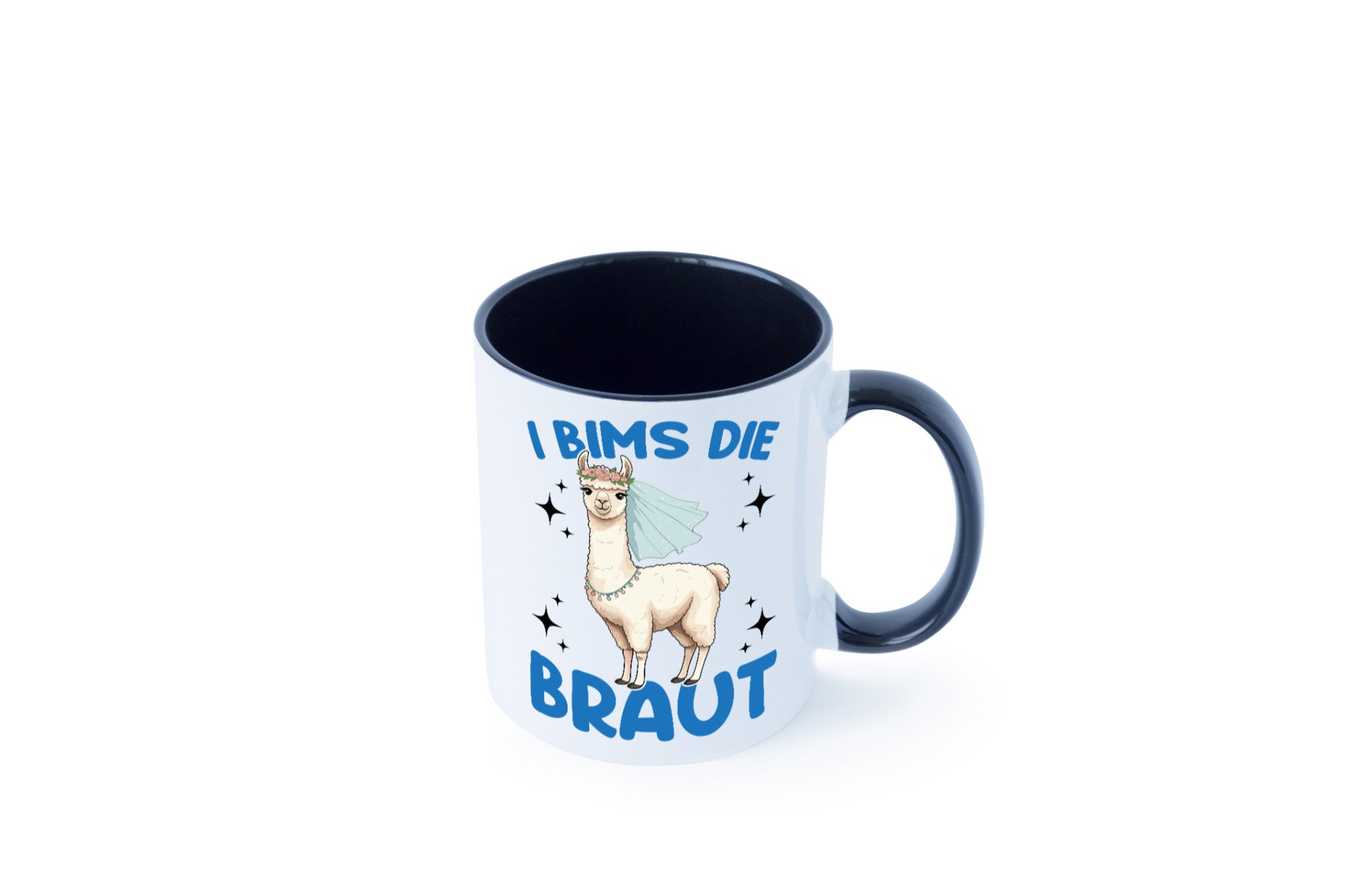 I Bims die Braut | Lama JGA Hochzeit lustig Humor Geschenkidee Geschenk Tasse