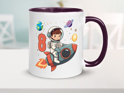 8. Geburtstag | 8 Jahre Astronaut Weltraum Humor Geschenkidee Tasse
