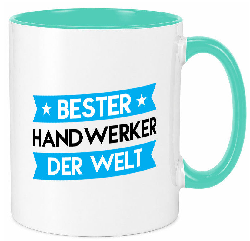Bester Handwerker |Handwerk lustig Humor Geschenkidee Geschenk Tasse