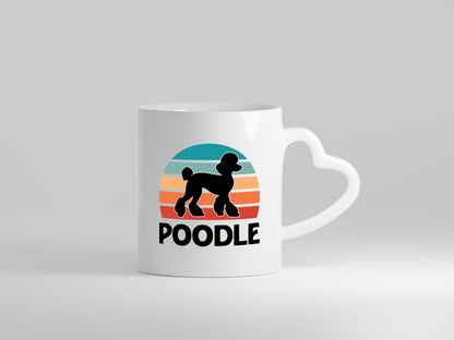 Poodle Vintage | Sunset Hundeliebhaber lustiger Spruch Geschenk Tierliebhaber