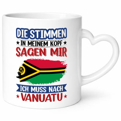 Vanuatu | Urlaub Stimmen in meinem Kopf Traumland lustiger Spruch Geschenk