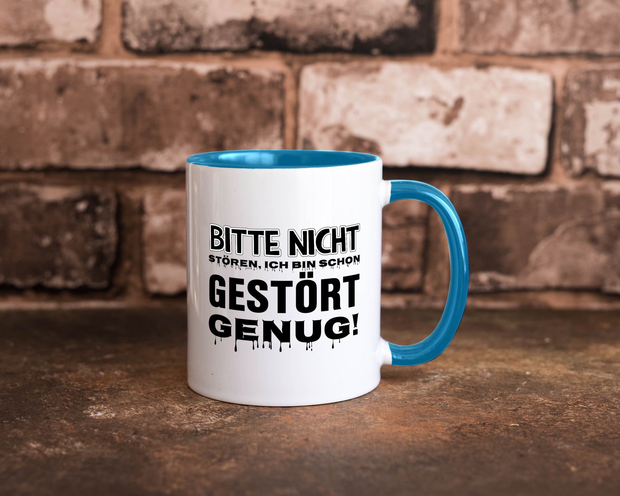 Ich bin schon gestört lustiger Spruch Geschenk Humor Geschenkidee Tasse