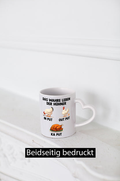 Das wahre Leben der Hühner | Hühnerstall lustig Humor Geschenkidee Geschenk