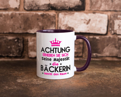 Seine Majestät Bäckerin | Bäckerei Frauen Backen Humor Geschenkidee Tasse