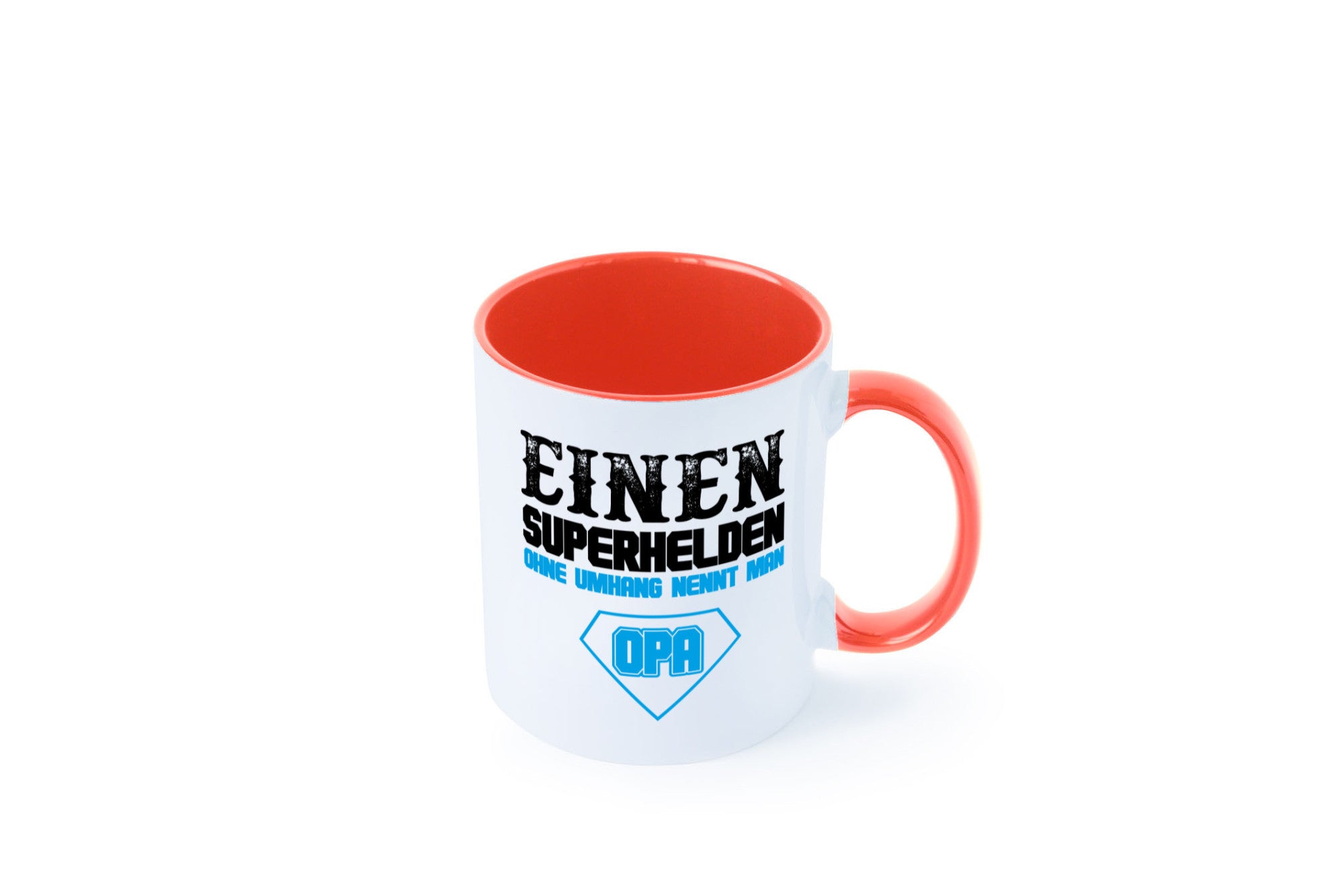 Superheld Opa Geschenk Familie Geschenkidee lustiger Spruch Tasse
