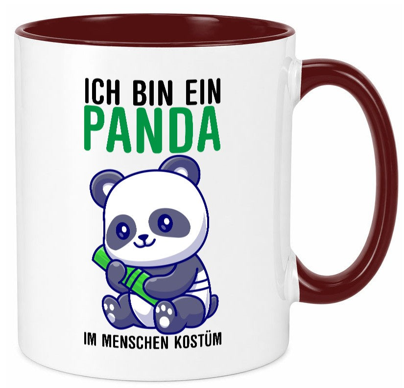 Ich bin ein Panda | Pandabär Kinder v2 Geschenkidee Humor Tasse