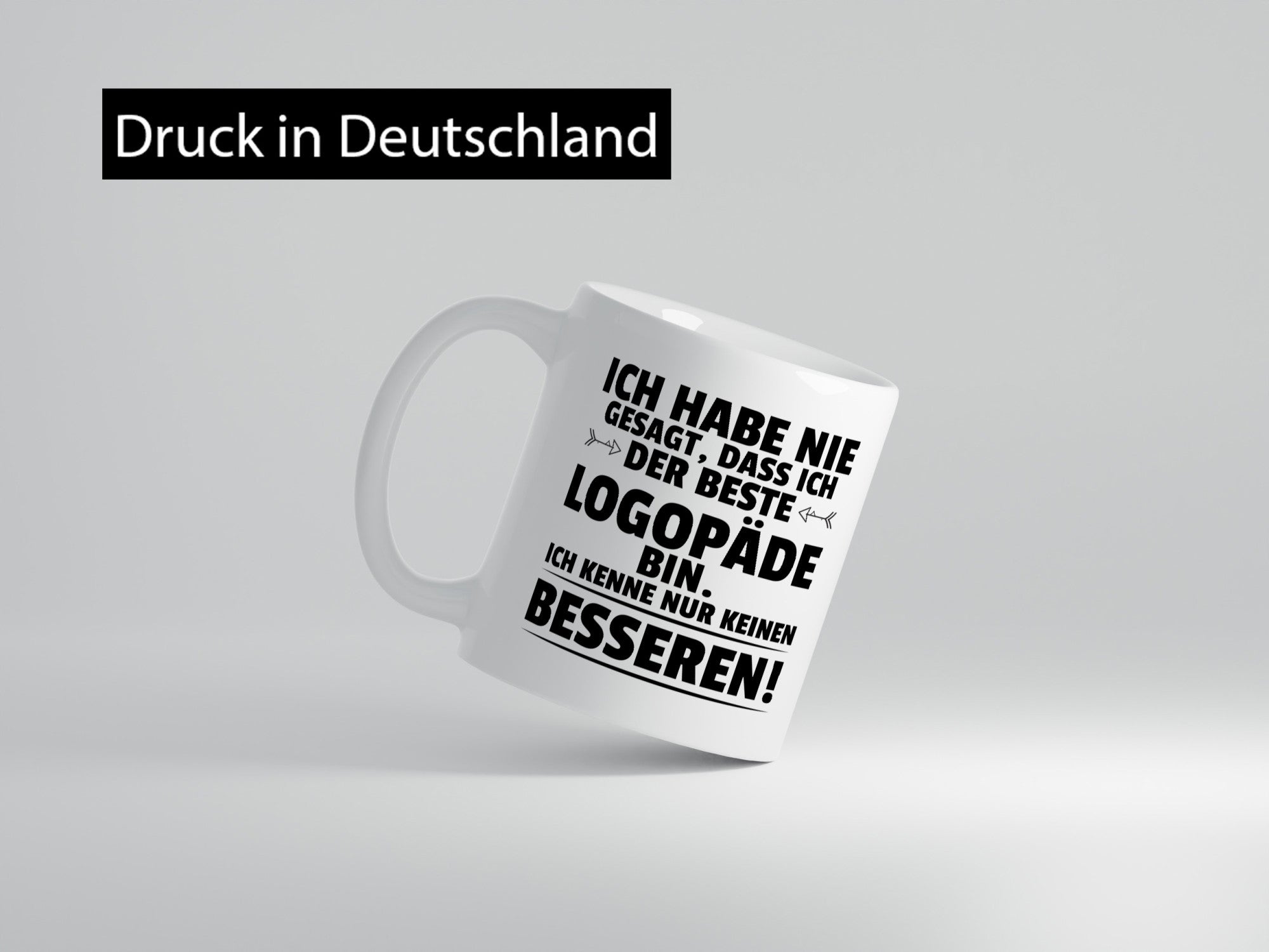 Der Beste Logopäde | Sprachtherapie Geschenkidee Humor Tasse