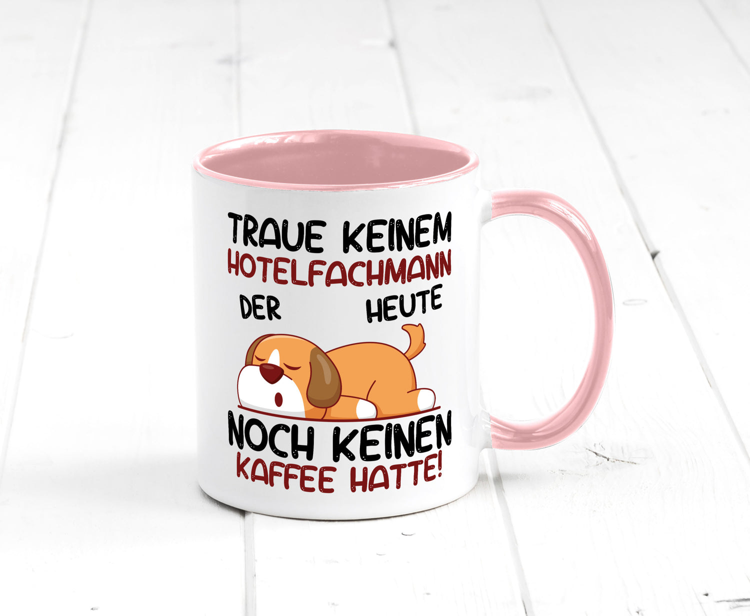Traue keinem Hotelfachmann |Hotel lustig Humor Geschenkidee Geschenk Tasse