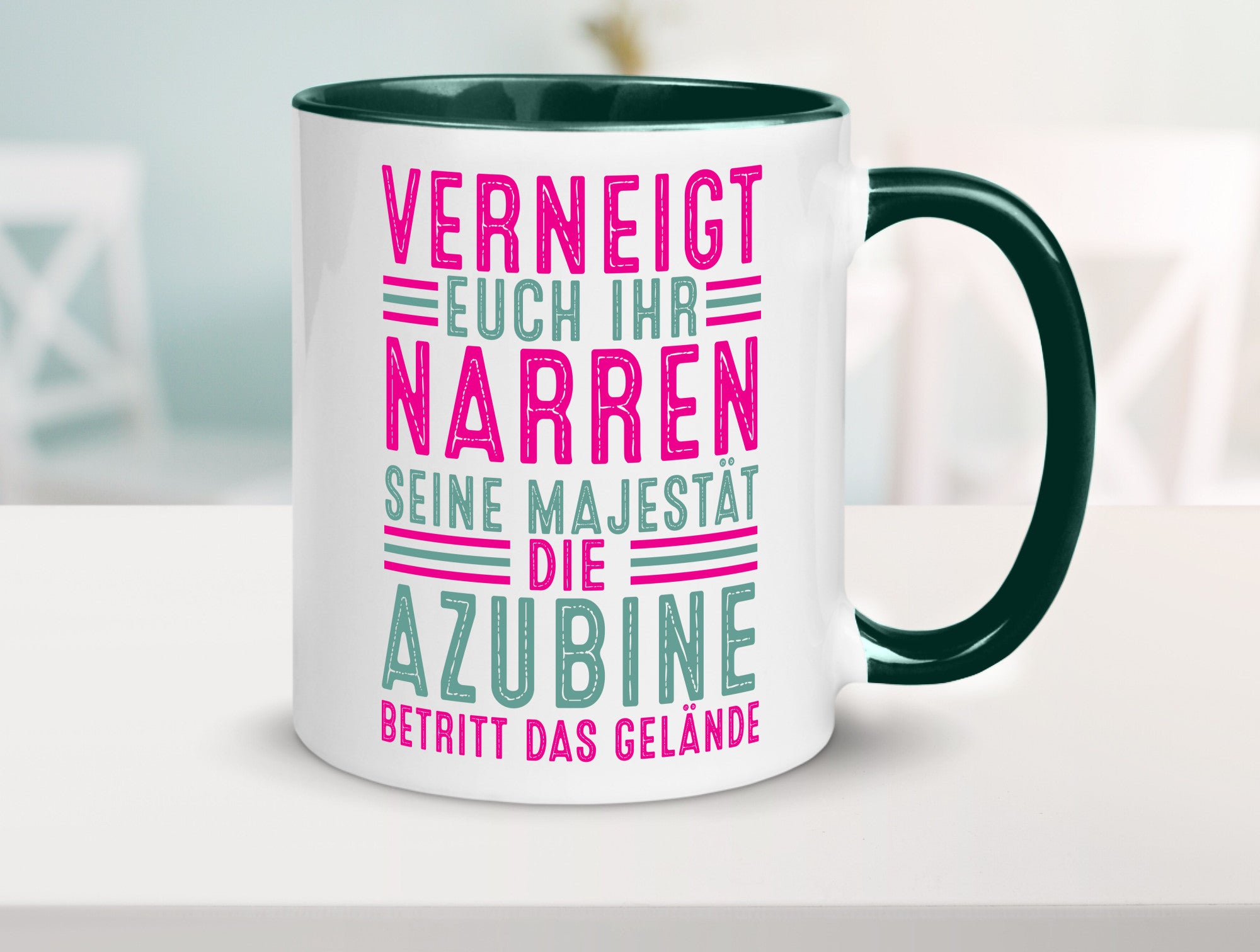 Verneigt euch: Azubine | Ausbildung Lehre Lehrling v2 lustiger Spruch Geschenk