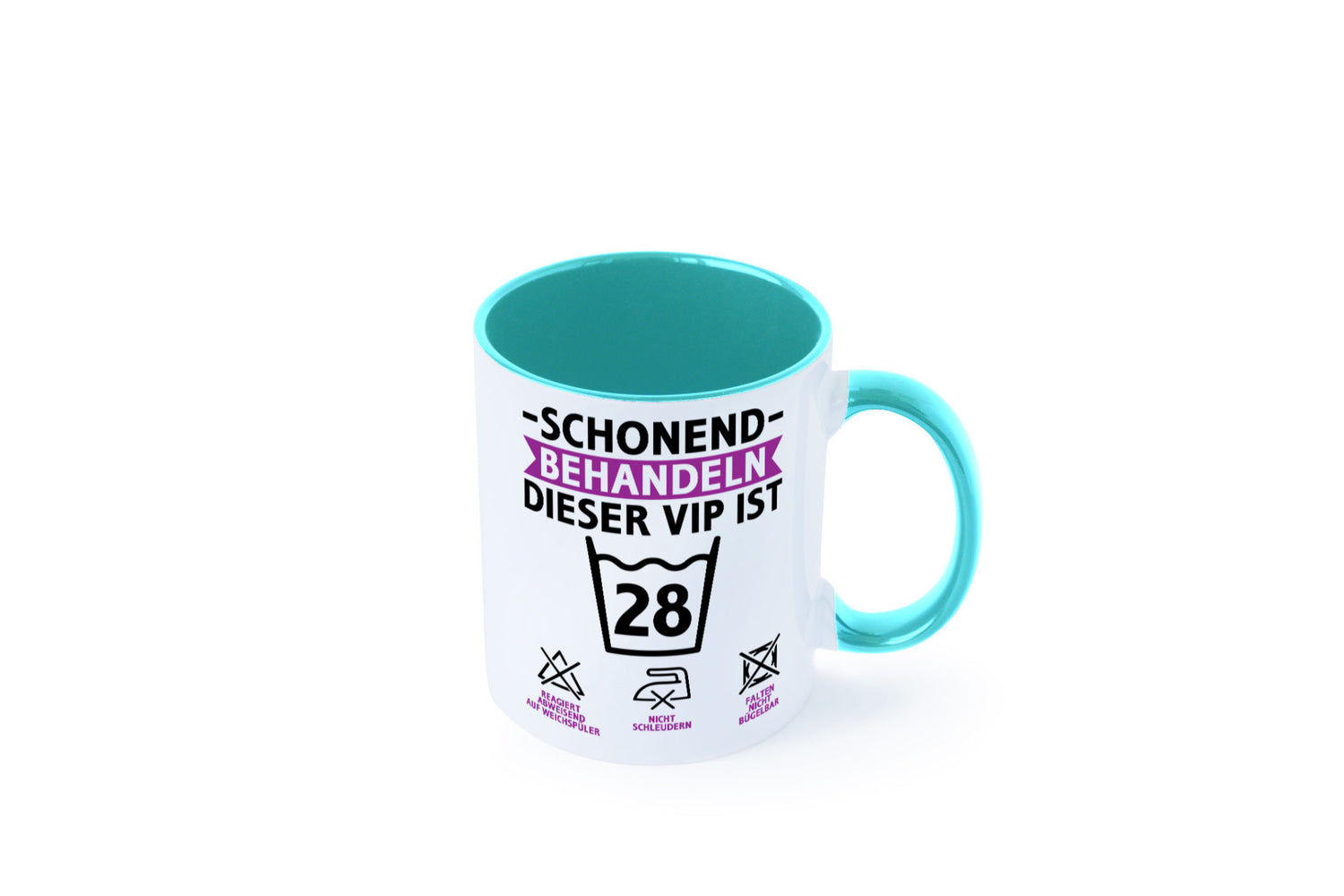 28 Geburtstag | schonend behandeln Jahre Humor Geschenkidee Tasse