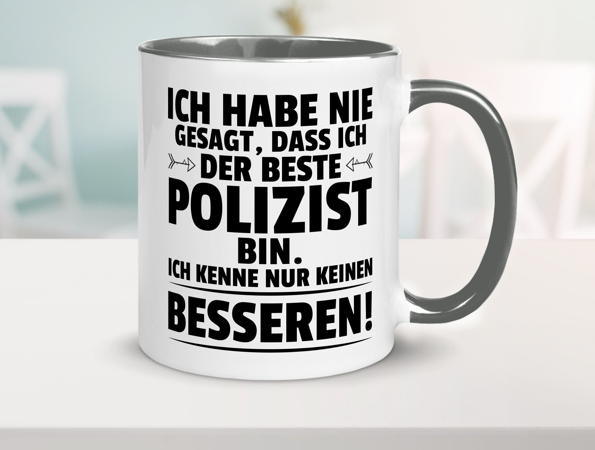 Der Beste Polizist | Polizei Humor Geschenkidee Tasse
