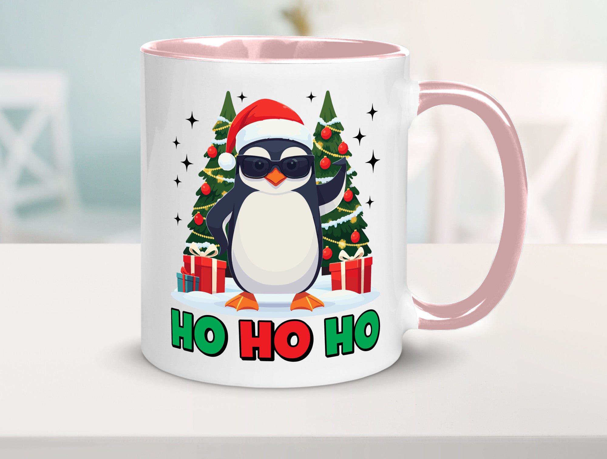 Ho | Weihnachts Pinguine Weihnachten lustig Humor Geschenkidee Geschenk Tasse