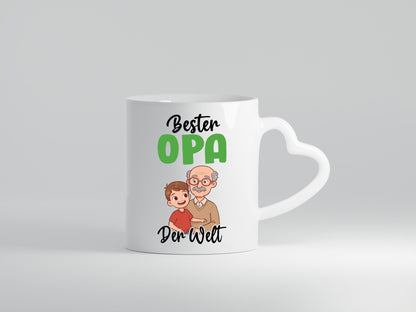 Bester Opa | Großvater Enkel Familie lustiger Spruch Geschenk Geschenkidee Tasse