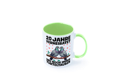 20 Jahre verheiratet | Turteltauben Ehe Ehepaar lustig Humor Geschenkidee