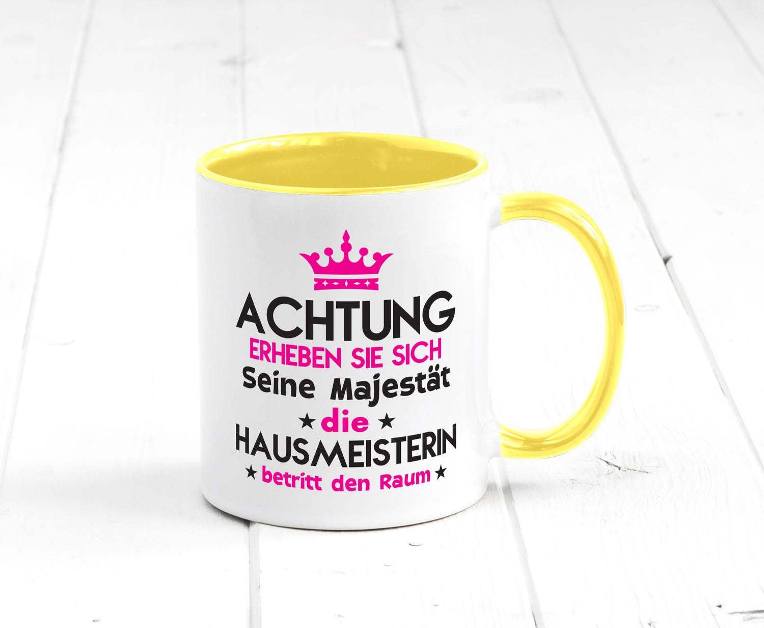 Seine Majestät Hausmeisterin | Hauswart Humor Geschenkidee Tasse