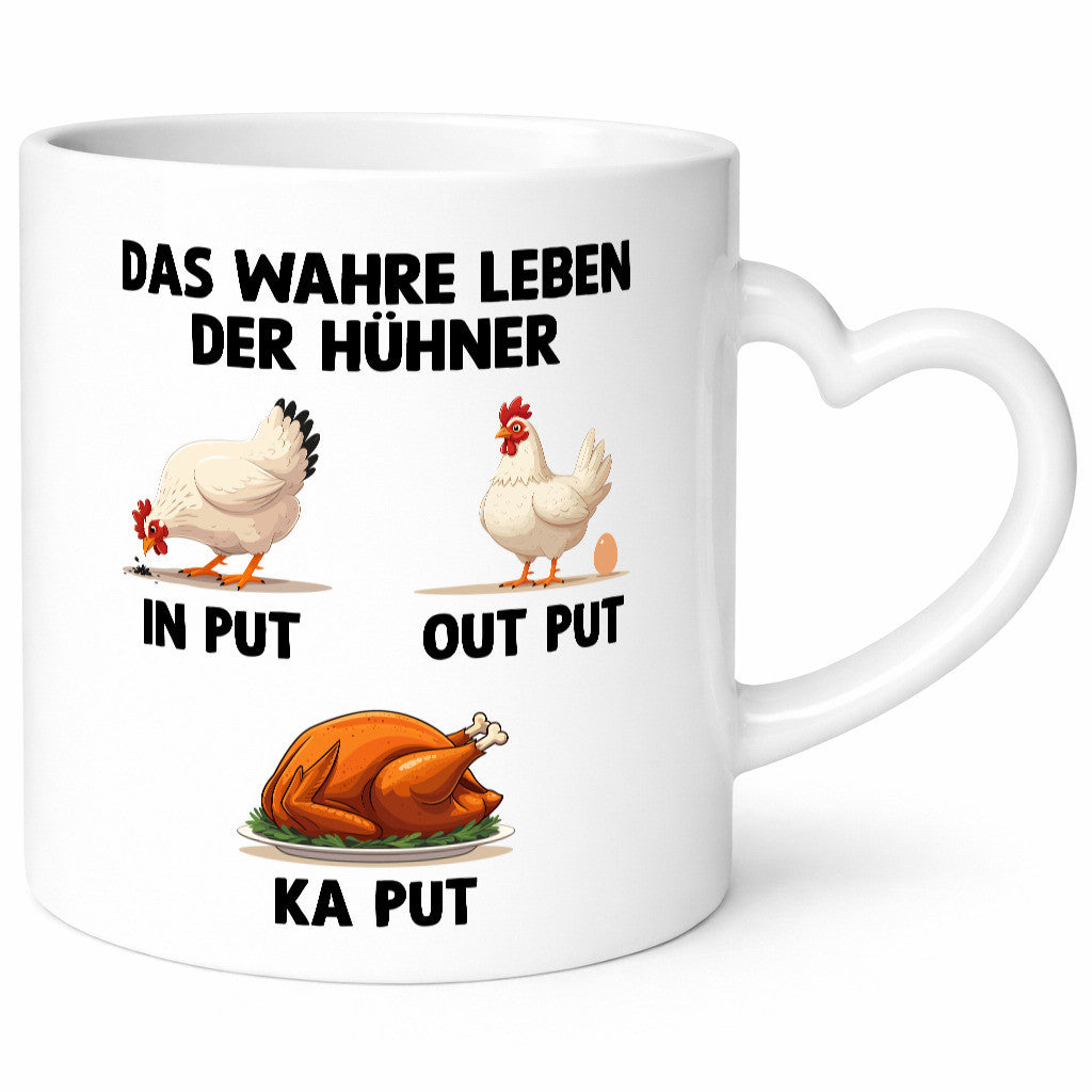 Das wahre Leben der Hühner | Hühnerstall lustig Humor Geschenkidee Geschenk
