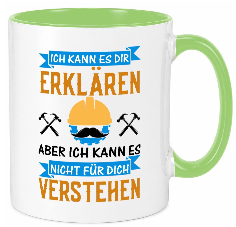 Ich kann es dir erklären | Dumme Mitarbeiter Arbeit lustiger Spruch Geschenk Tasse